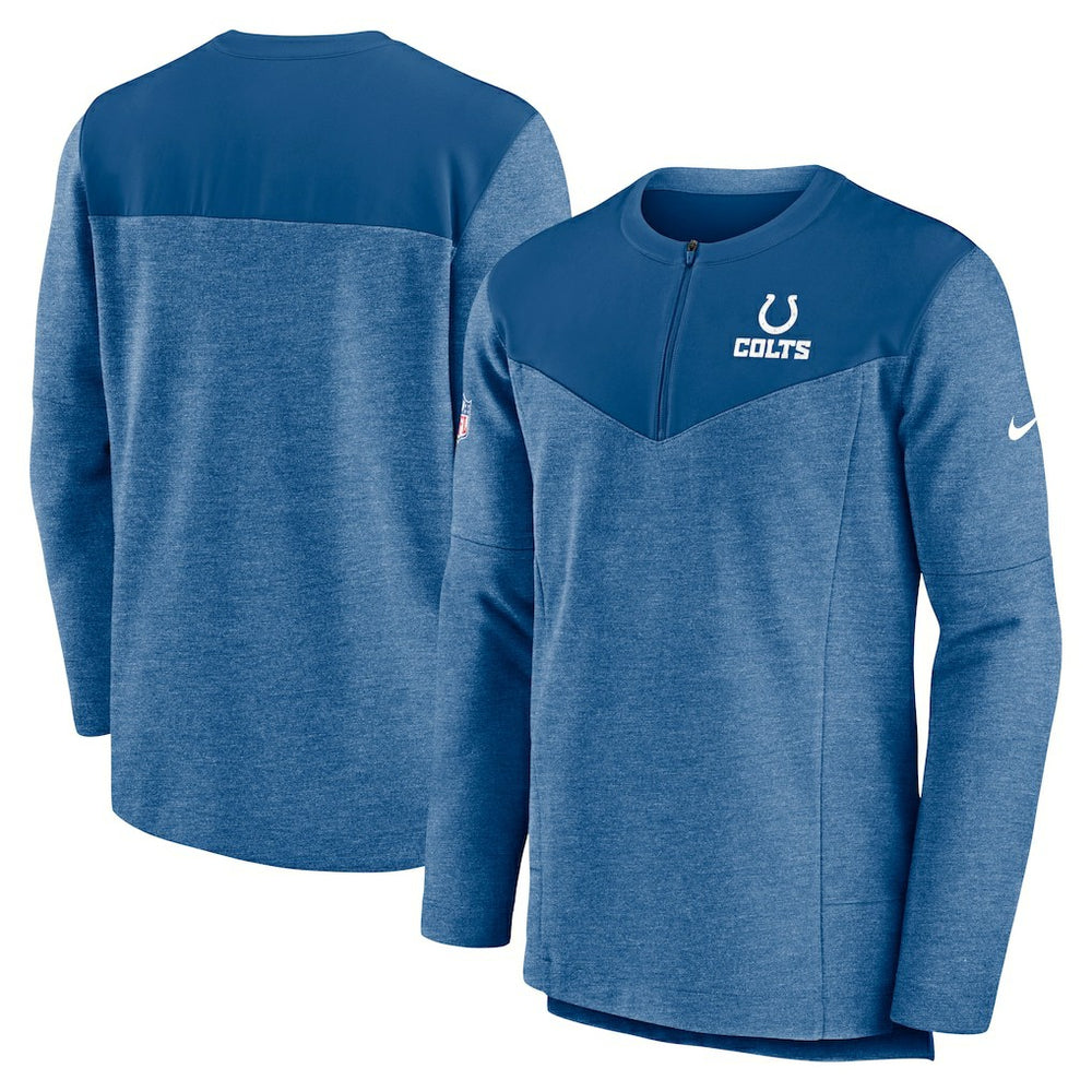Indianapolis Colts Nike Sideline Lockup Performance Quarter-Zip Top