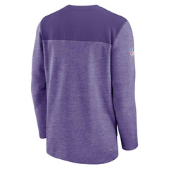 Minnesota Vikings Nike Sideline Lockup Performance Quarter-Zip Top
