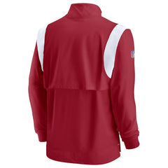 Arizona Cardinals Nike Sideline Coaches Chevron Lockup Quarter-Zip Top