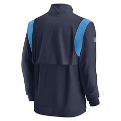 Tennessee Titans Nike Sideline Coach Chevron Lockup Quarter-Zip Long Sleeve Top