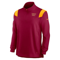 Washington Commanders Nike Sideline Coach Chevron Lockup Quarter-Zip Long Sleeve Top