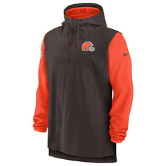 Cleveland Browns Nike Sideline Player Quarter-Zip Hoodie