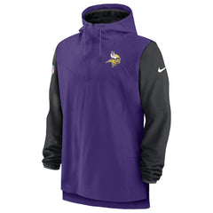Minnesota Vikings Nike Sideline Player Quarter-Zip Hoodie