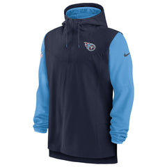 Tennessee Titans Nike Sideline Player Quarter-Zip Hoodie