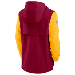 Washington Commanders Nike Sideline Player Quarter-Zip Hoodie