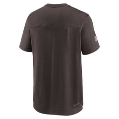 Cleveland Browns Nike Sideline Coaches Vintage Chevron Performance V-Neck T-Shirt