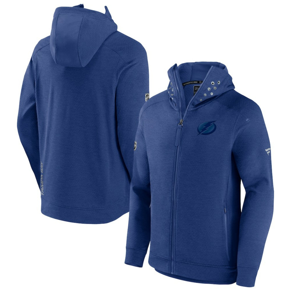 Tampa Bay Lightning Fanatics Authentic Pro Road Tech Lightweight Full-Zip Hoodie Jacket Sale