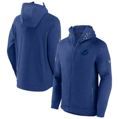 Tampa Bay Lightning Fanatics Authentic Pro Road Tech Lightweight Full-Zip Hoodie Jacket Sale