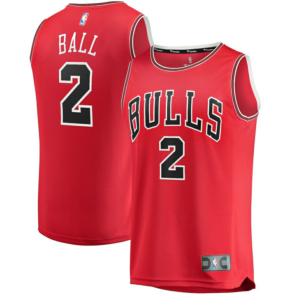 Lonzo Ball Chicago Bulls Fast Break Road Replica Jersey sale Outlet