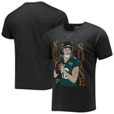 Jacksonville Jaguars Trevor Lawrence Majestic Threads Tri-Blend Player Graphic T-Shirt