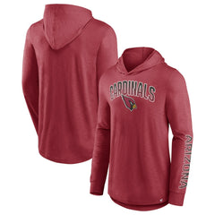 Arizona Cardinals Fanatics Front Runner Long Sleeve Hooded T-Shirt