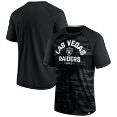 Las Vegas Raiders Fanatics Hail Mary Raglan T-Shirt