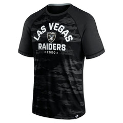 Las Vegas Raiders Fanatics Hail Mary Raglan T-Shirt