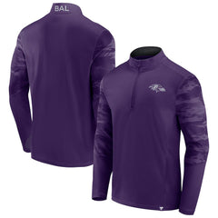 Baltimore Ravens Fanatics Ringer Quarter-Zip Jacket