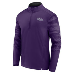 Baltimore Ravens Fanatics Ringer Quarter-Zip Jacket
