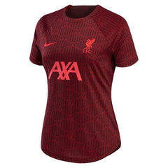 Liverpool Women's 2022/23 Pre-Match Home Performance Top Burgundy - Nike