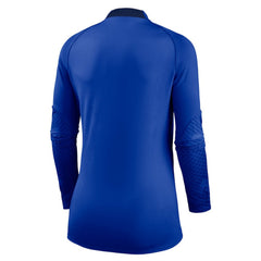 Chelsea Women's Strike Drill Raglan Performance Quarter-Zip Top Blue - Nike