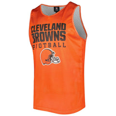 Cleveland Browns FOCO Colorblock Mesh V-Neck & Shorts Set