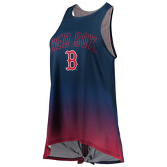 Boston Red Sox FOCO Women's Gradient Tie-Back Racerback Tank Top | MLB Discount