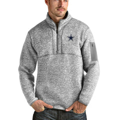 Dallas Cowboys Antigua Fortune Quarter-Zip Pullover Jacket