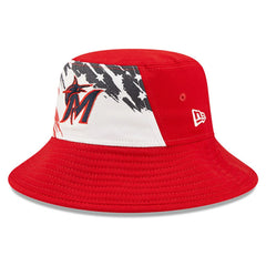Miami Marlins New Era 2022 4th of July Bucket Hat | MLB On Sale