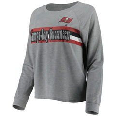 Tampa Bay Buccaneers Juniors All Striped Up Raglan Long Sleeve T-Shirt