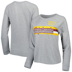 Washington Commanders Juniors All Striped Up Raglan Long Sleeve T-Shirt
