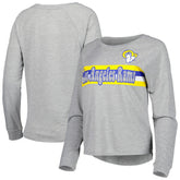 Los Angeles Rams Juniors All Striped Up Raglan Long Sleeve T-Shirt