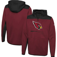 Arizona Cardinals New Era Combine Authentic Hard Hitter Pullover Hoodie