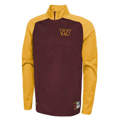 Washington Commanders New Era Combine Authentic O-Line Raglan Half-Zip Jacket