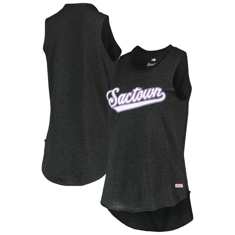 Sacramento Kings Sportiqe Women's Sactown Janie Tri-Blend Tank Top Discount