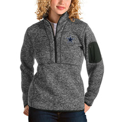 Dallas Cowboys Antigua Women's Fortune Half-Zip Pullover Jacket