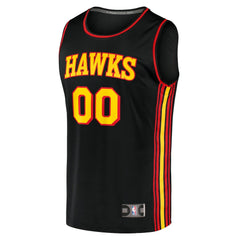 Atlanta Hawks Fast Break Replica Custom Jersey Black New