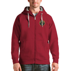 Denver Nuggets Antigua Logo Victory Full-Zip Hoodie sale New