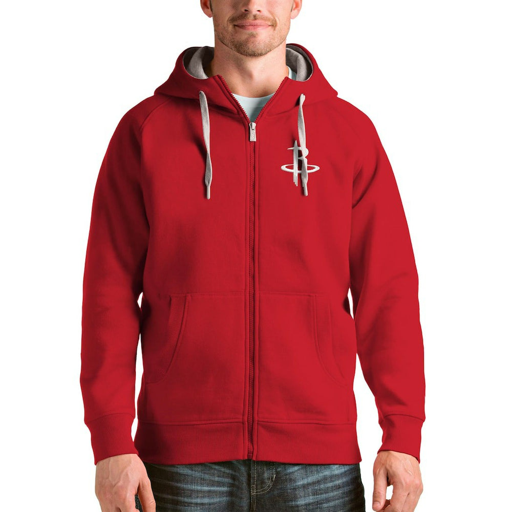 Houston Rockets Antigua Logo Victory Full-Zip Hoodie sale For Sale