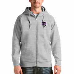Sacramento Kings Antigua Logo Victory Full-Zip Hoodie Discount
