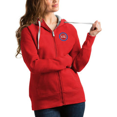 Detroit Pistons Antigua Women's Victory Full-Zip Hoodie sale On Sale