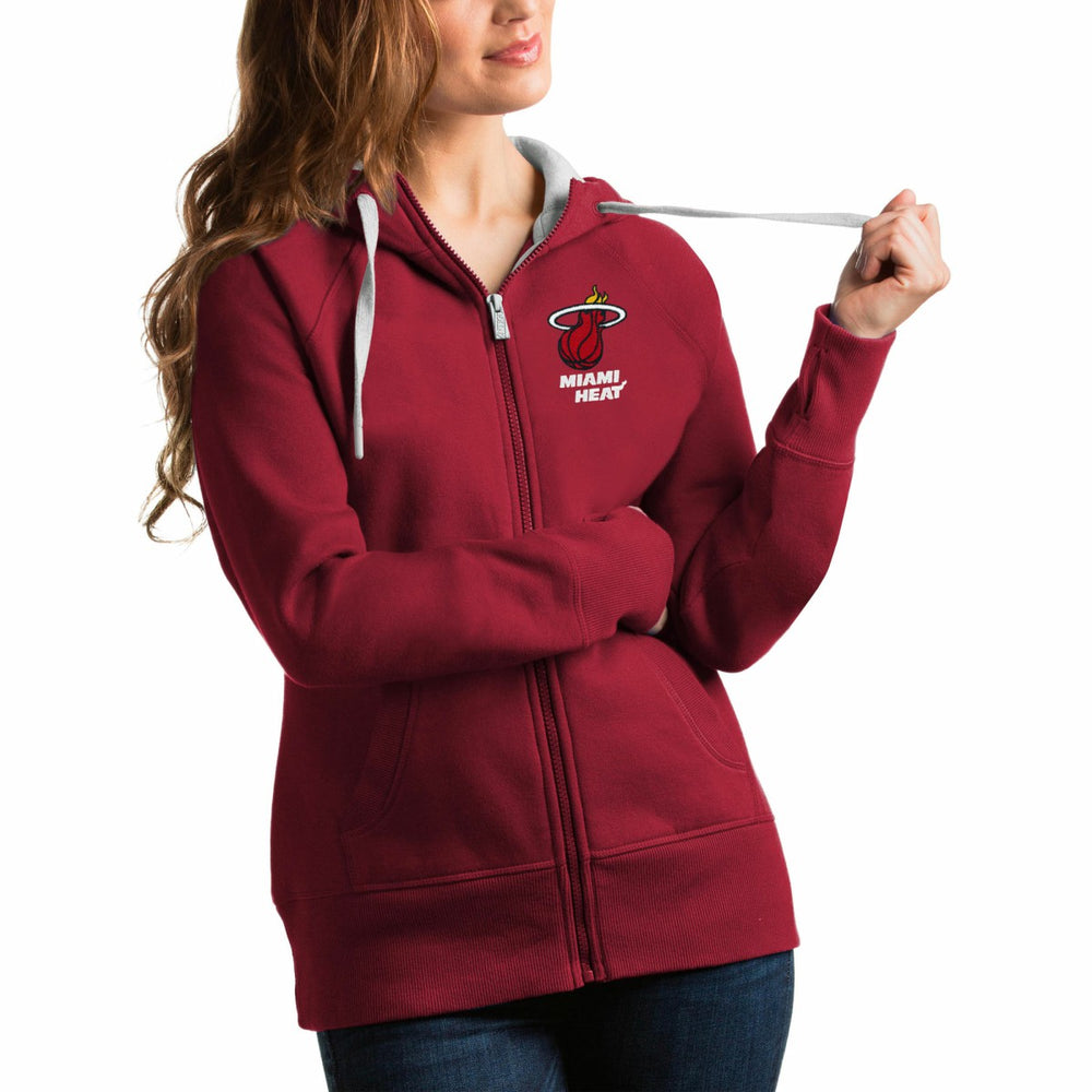 Miami Heat Antigua Women's Victory Full-Zip Hoodie Outlet