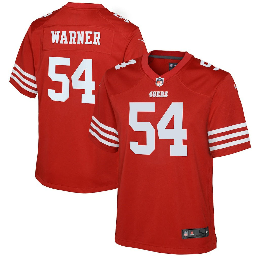 San Francisco 49ers Nike Fred Warner Youth Game Jersey