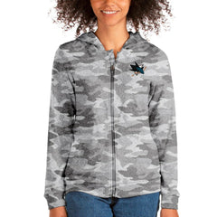 San Jose Sharks Antigua Absolute Full-Zip Hoodie Outlet