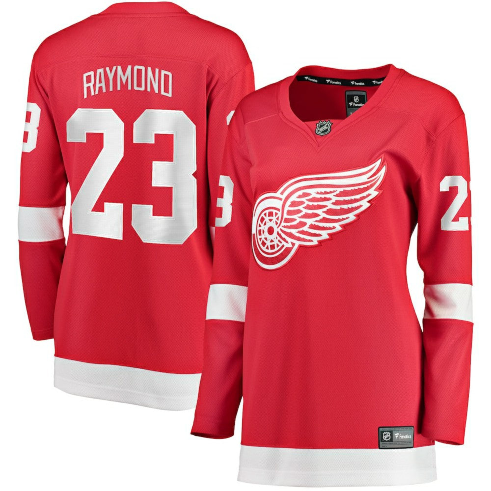 Lucas Raymond Detroit Red Wings Fanatics Women's Home Breakaway Player Jersey Sale