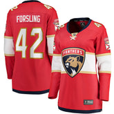 Gustav Forsling Florida Panthers Fanatics Women's Home Breakaway Player Jersey Sale