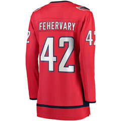 Martin Fehervary Washington Capitals Fanatics Women's Home Breakaway Player Jersey On Sale