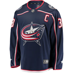 Boone Jenner Columbus Blue Jackets Home Captain Patch Breakaway Player Jersey Online