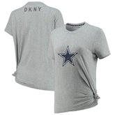 Dallas Cowboys DKNY Sport Women's Ava Tri-Blend T-Shirt