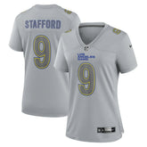 Los Angeles Rams Nike Matthew Stafford Women's Atmosphere Fashion Game Jersey