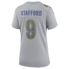 Los Angeles Rams Nike Matthew Stafford Women's Atmosphere Fashion Game Jersey