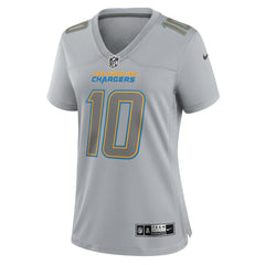Los Angeles Chargers Nike Justin Herbert Women's Atmosphere Fashion Game Jersey