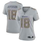 Minnesota Vikings Nike Justin Jefferson Women's Atmosphere Fashion Game Jersey