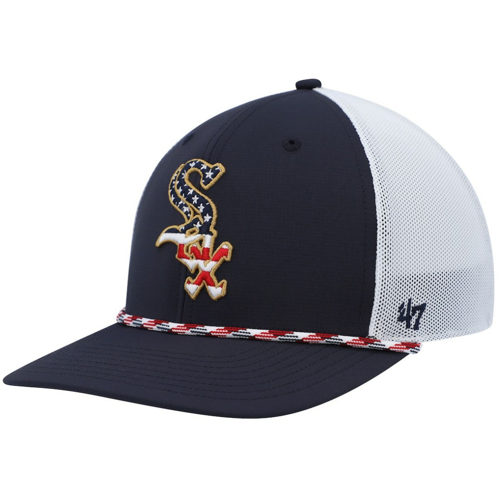 Chicago White Sox '47 Flag Fill Trucker Snapback Hat | MLB For sale